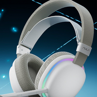 AULA G7 Pro Wireless Gaming Headset with 7.1 Surround Sound, 40mm Driver, BT5.3 Gaming Headphones with Mic, RGB, 10ms Latency, 65H Battery, PC Gaming Headset for PS5,PS4, Switch,PC,Wired Mode for Xbox