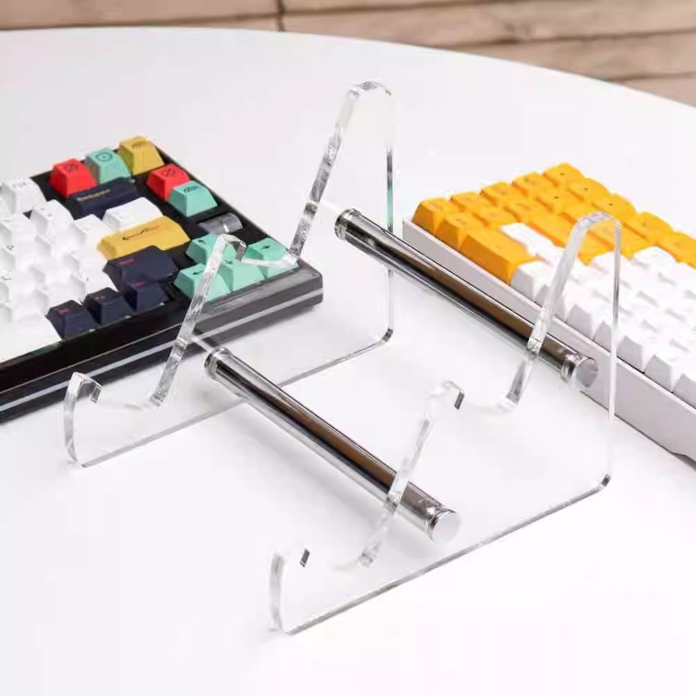 Keyboard Organizer Clear Acrylic 3 Tier Stand, view 2