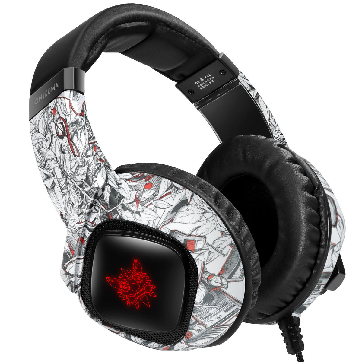 ONIKUMA K19 RGB Gaming Headset, view 2
