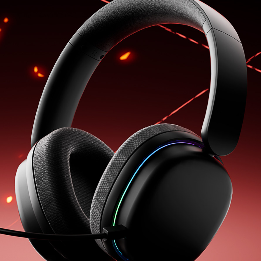 AULA G7 Pro Wireless Gaming Headset with 7.1 Surround Sound, 40mm Driver, BT5.3 Gaming Headphones with Mic, RGB, 10ms Latency, 65H Battery, PC Gaming Headset for PS5,PS4, Switch,PC,Wired Mode for Xbox
