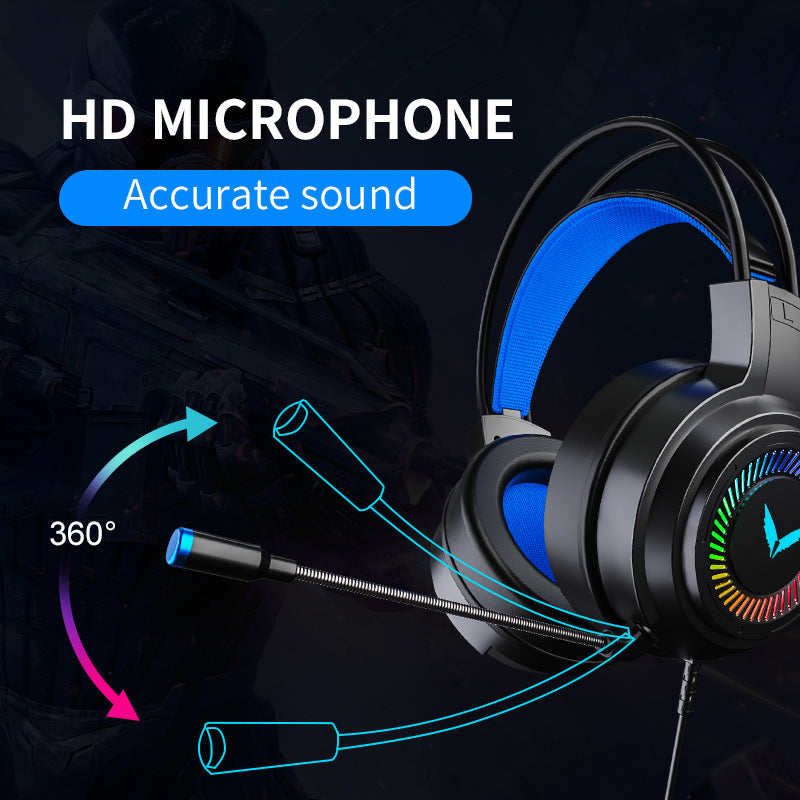 G60 RGB Wired Backlit Gaming Headset, view 1