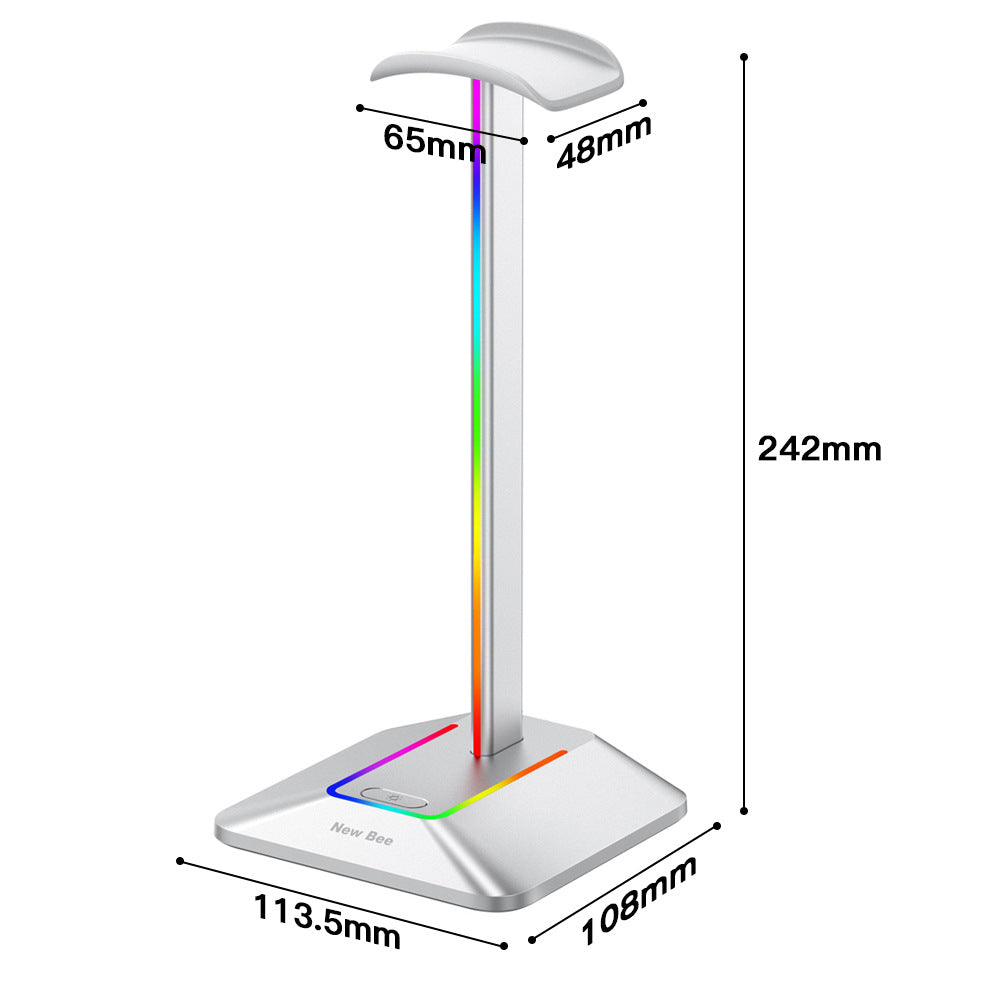 Z8 RGB Headphones Stand Holder, view 5