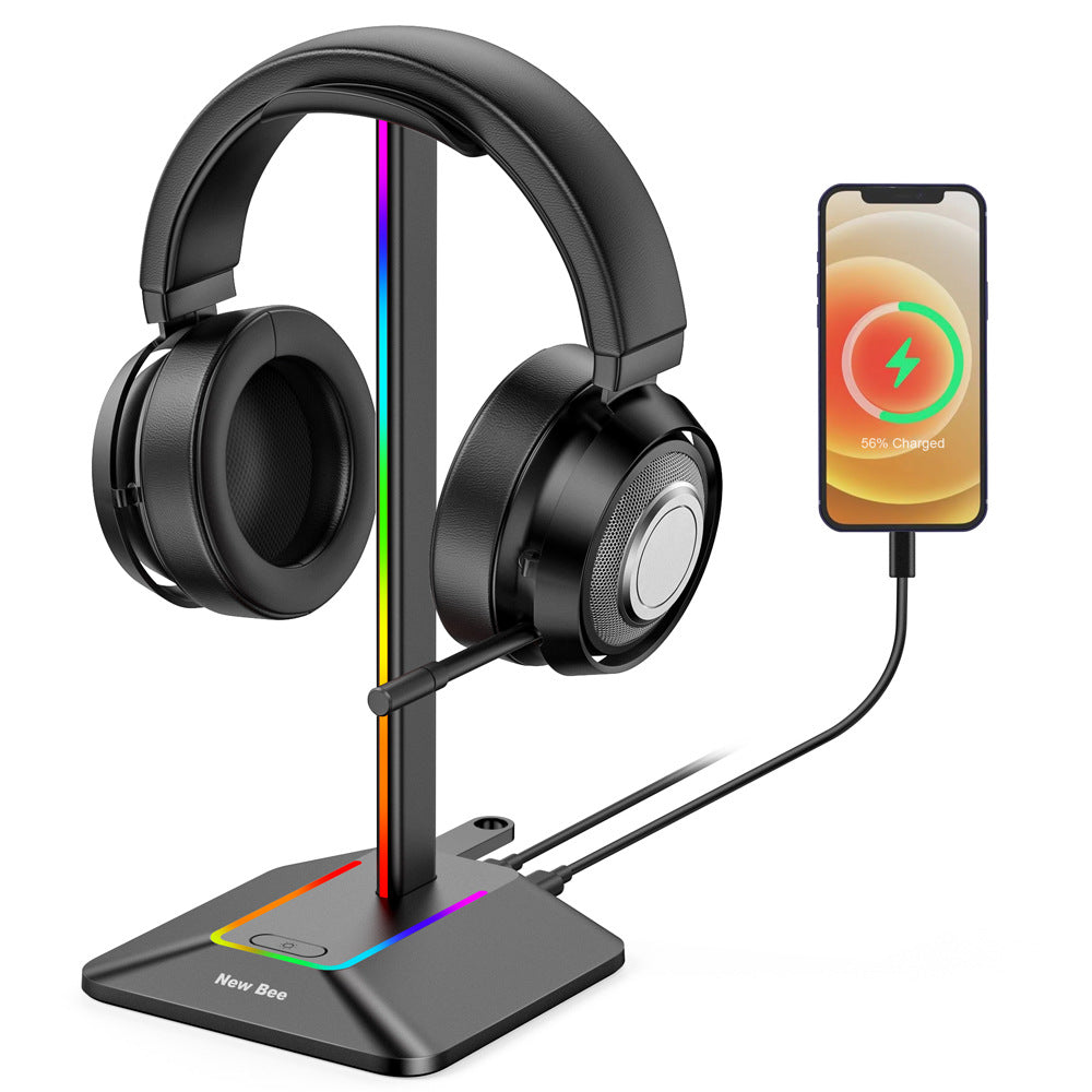Z8 RGB Headphones Stand Holder, view 1