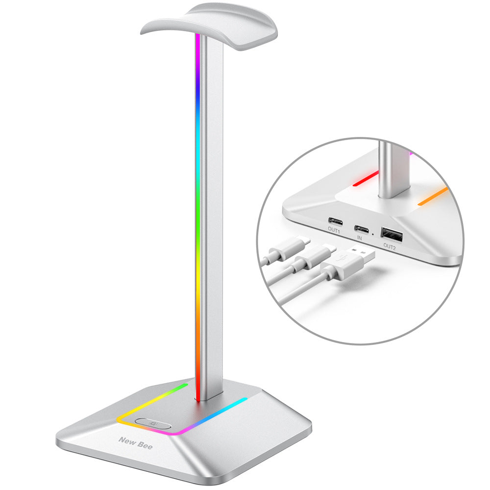 Z8 RGB Headphones Stand Holder, view 7