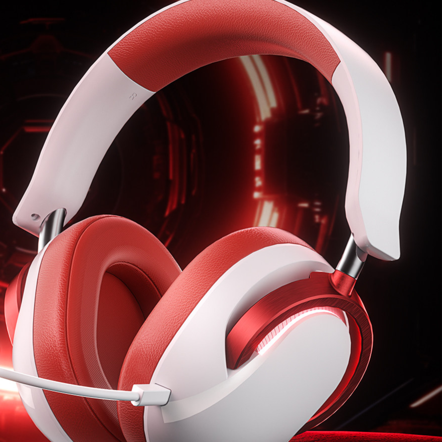 AULA G7 Pro Wireless Gaming Headset with 7.1 Surround Sound, 40mm Driver, BT5.3 Gaming Headphones with Mic, RGB, 10ms Latency, 65H Battery, PC Gaming Headset for PS5,PS4, Switch,PC,Wired Mode for Xbox