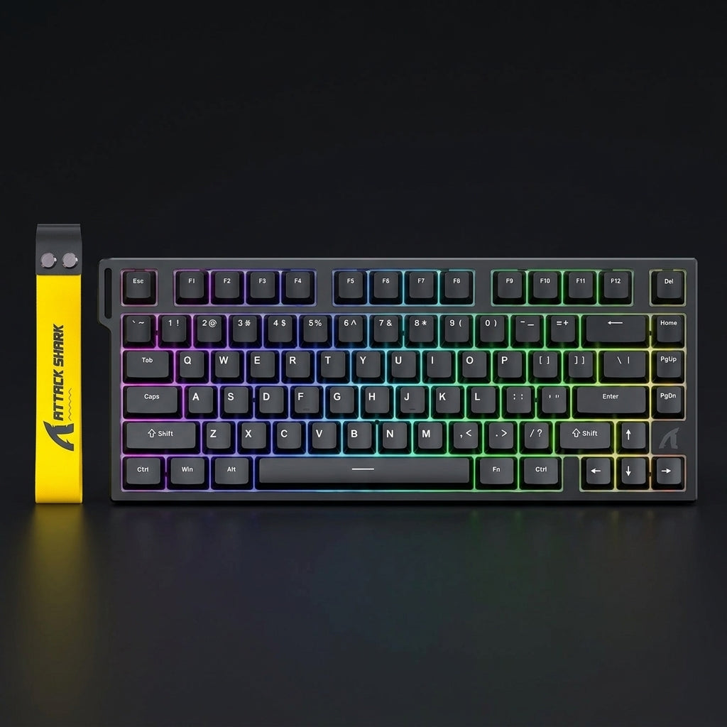 Attack Shark R82 Magnetic Axis Mechanical Keyboard, view 1